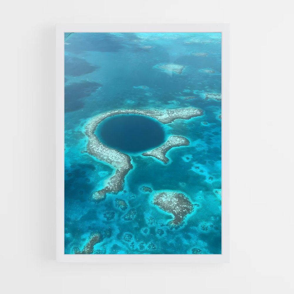 Poster Azure Abyss – affiche Plongée en apnée (vue 3)